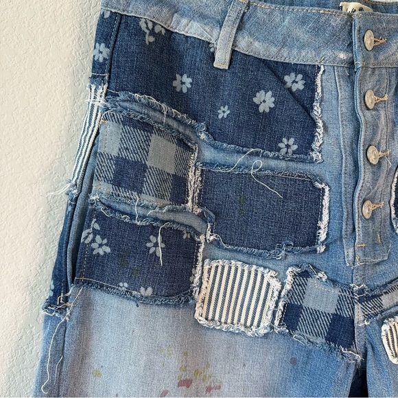 Free people x We The Free Azalea Daisy
Patchwork Blue Jeans SZ 31 - Picture 5 of 13